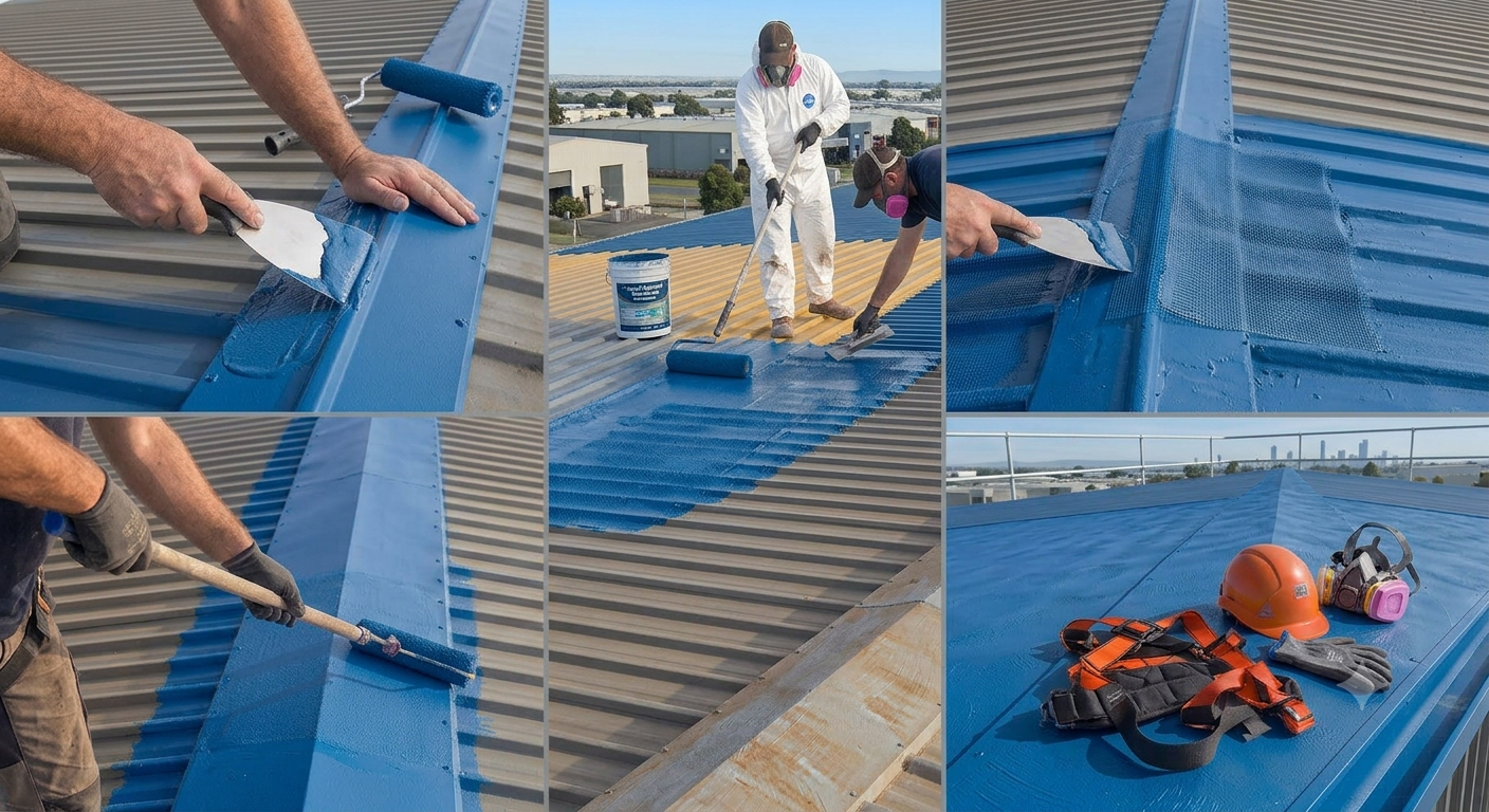 Metal Roof Restoration Waterproof Paint | Color Steel Tile Renovation Coating (OEM & Export Services)